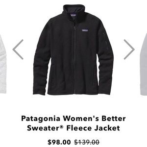 Patagonia  sweater jacket  Black Size M